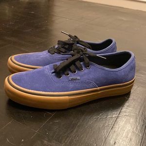 Blue suede Vans